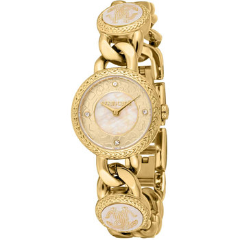 ROBERTO CAVALLI Core Crystals Gold Stainless Steel Bracelet