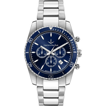 LUCIEN ROCHAT Leman Chronograph Silver Stainless Steel Bracelet