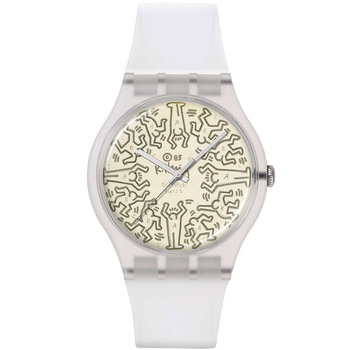 SWATCH From The Archive White Silicone Strap