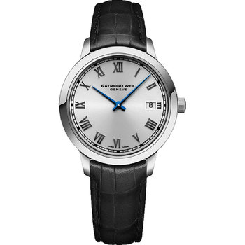 RAYMOND WEIL Toccata Black Leather Strap