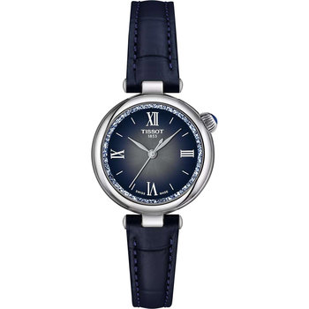 TISSOT T-Lady Desir Blue Leather Strap