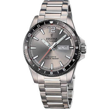 FESTINA Silver Titanium Steel Bracelet