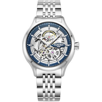 ROAMER Competence Skeleton Automatic Silver Stainless Steel Bracelet