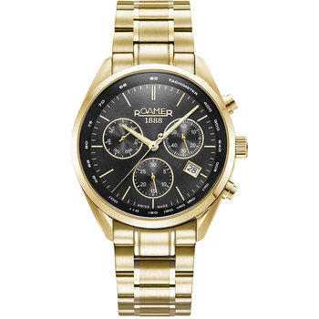 ROAMER Pro Chrono Chronograph Gold Stainless Steel Bracelet