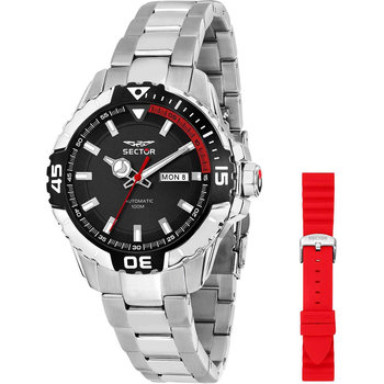 SECTOR Legend Automatic Silver Stainless Steel Bracelet Gift Set