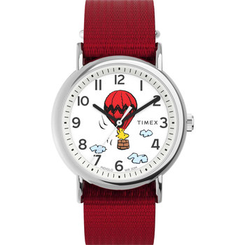 TIMEX Weekender x Penauts Red Fabric Strap