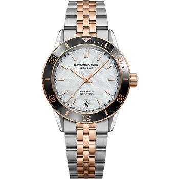 RAYMOND WEIL Freelancer Automatic Two Tone Stainless Steel Bracelet