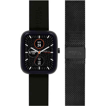 BREIL Tribe SBT-3 Smartwatch Black Silicone Strap