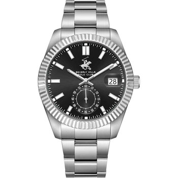 BEVERLY HILLS POLO CLUB Silver Stainless Steel Bracelet