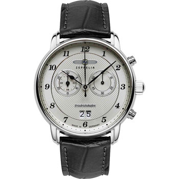 ZEPPELIN Friedrichshafen Chronograph Black Leather Strap