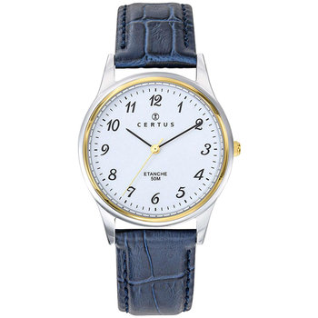 CERTUS Blue Leather Strap