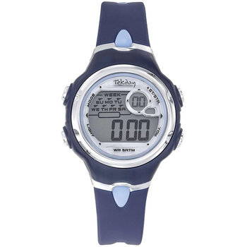 TEKDAY Chronograph Blue Plastic Strap