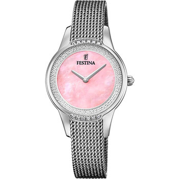 FESTINA Crystals Silver Stainless Steel Bracelet