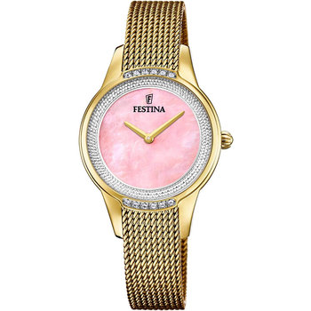 FESTINA Crystals Gold Stainless Steel Bracelet