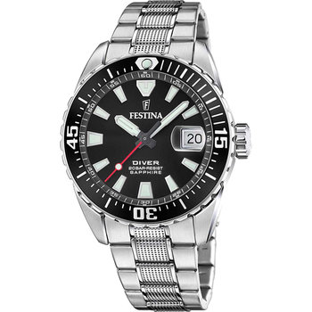 FESTINA Diver Silver Stainless Steel Bracelet