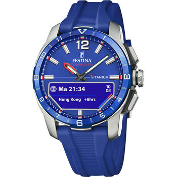 FESTINA Connected D Smartwatch Blue Rubber Strap