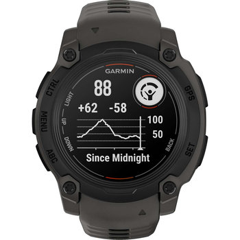 GARMIN Instinct E 40mm Black with Charcoal Silicone Band