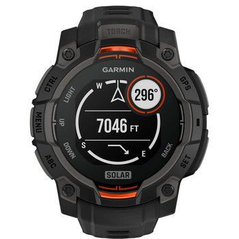 GARMIN Instinct 3 45mm Solar Black with Black Silicone Band