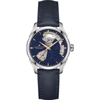 HAMILTON Jazzmaster Automatic Blue Leather Strap