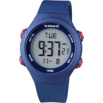 XONIX Chronograph Blue Rubber Strap