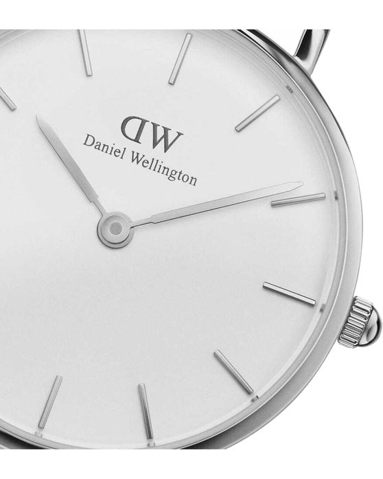 DANIEL WELLINGTON Petite Sterling  Silver Metallic Bracelet 28mm