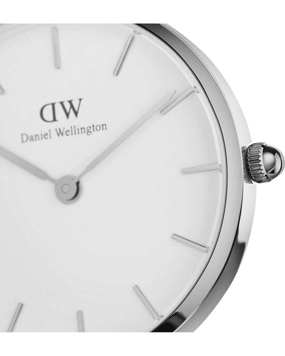 DANIEL WELLINGTON Petite Sterling  Silver Metallic Bracelet 28mm