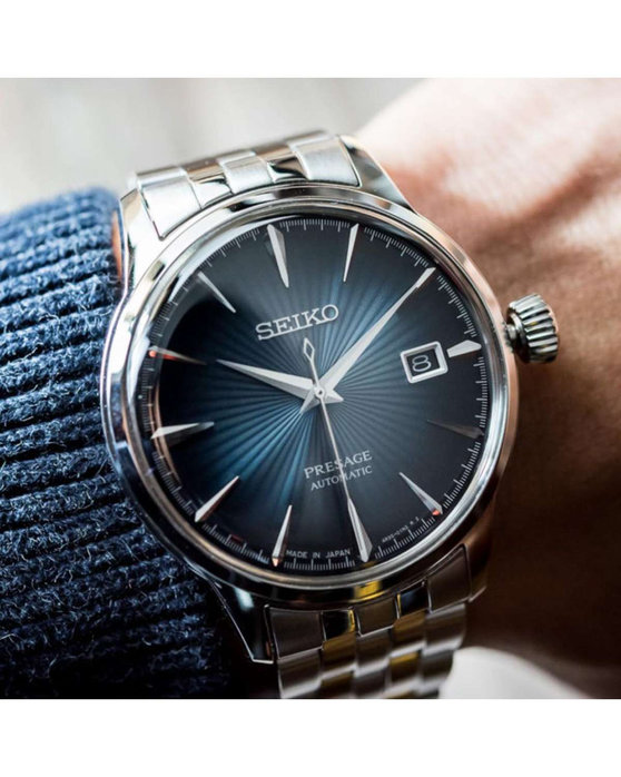 SEIKO Presage Cocktail Automatic Silver Stainless Steel Bracelet