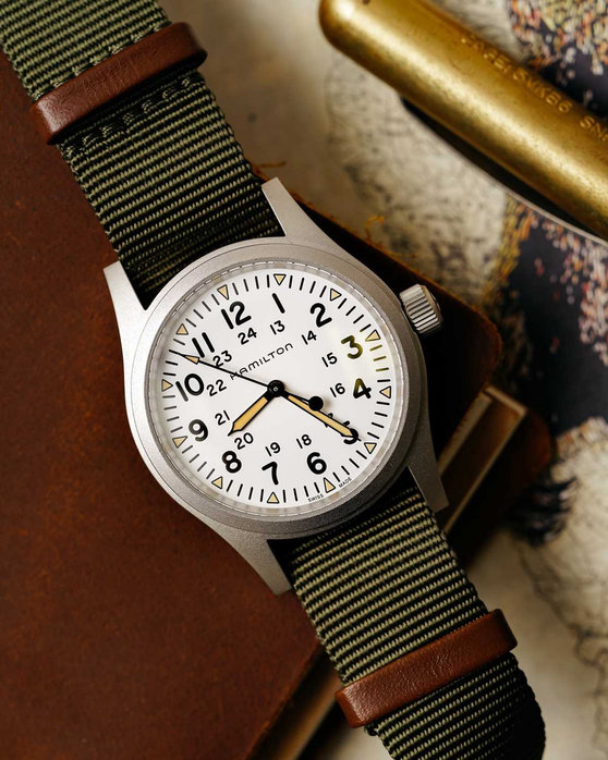 HAMILTON Khaki Field Khaki Fabric Strap