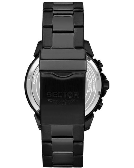 SECTOR ADV2500 Chronograph Black Stainless Steel Bracelet