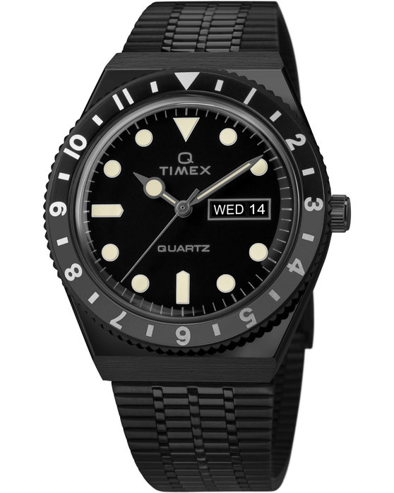 TIMEX Q Reissue Black Stainless Steel Bracelet