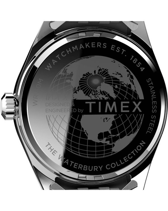 TIMEX Waterbury Silver Stainless Steel Bracelet