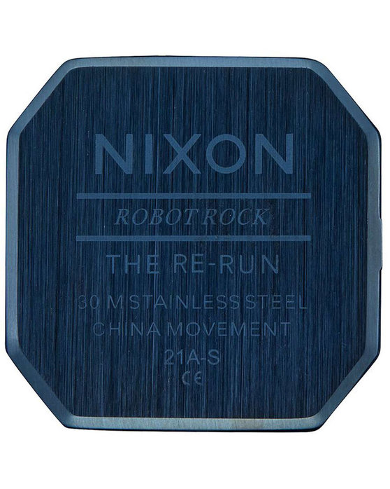 NIXON Re-Run Blue Stainless Steel Bracelet