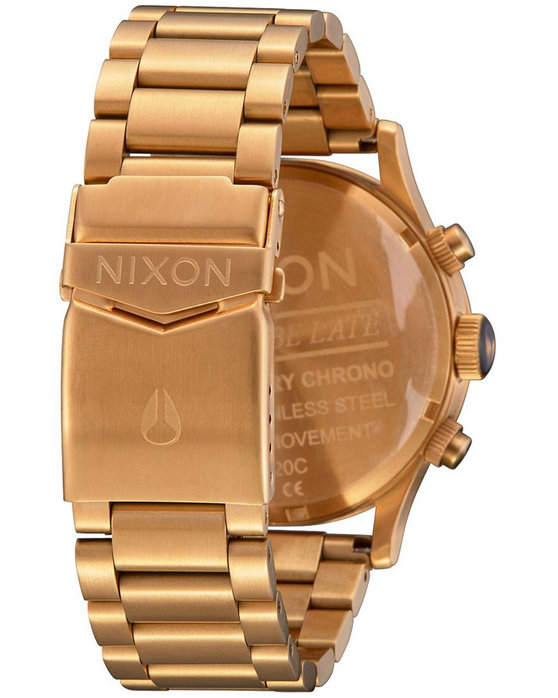 NIXON Sentry Chronograph Gold Stainless Steel Bracelet