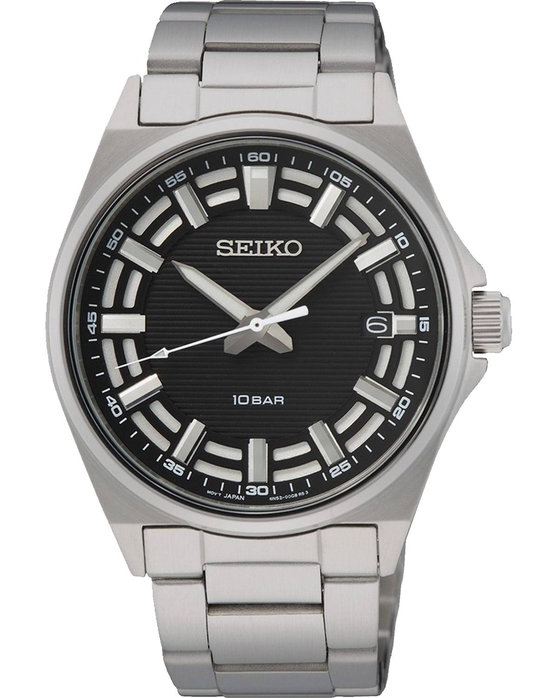 SEIKO Racing Sport Silver Stainless Steel Bracelet