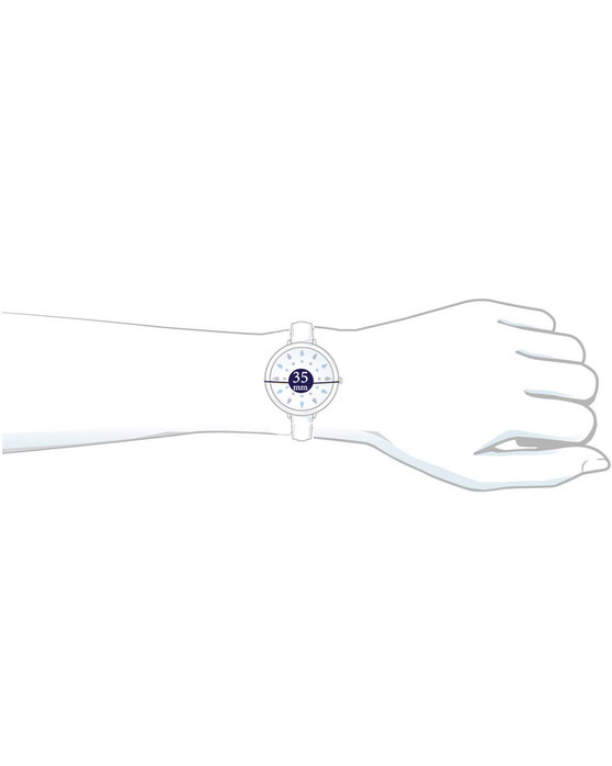 SWATCH Clearly Gent White Plastic Strap