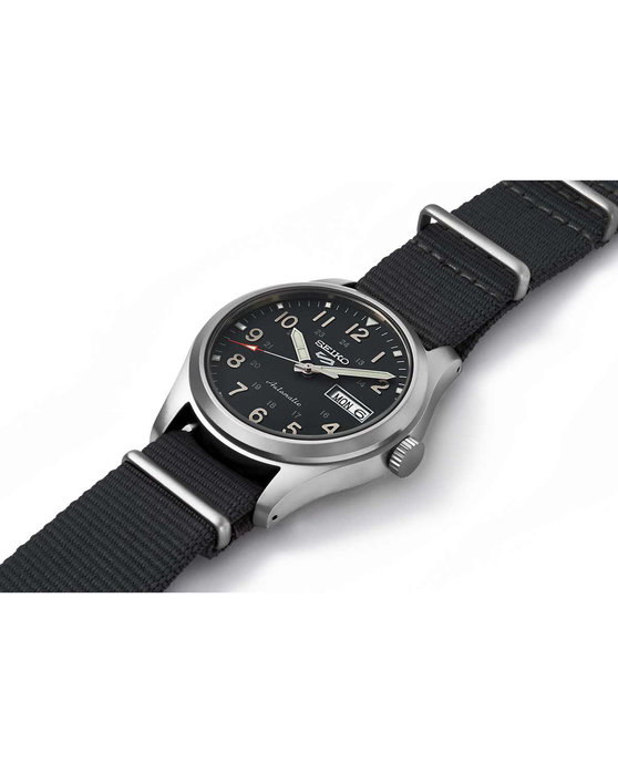 SEIKO 5 Sports Automatic Grey Synthetic Strap