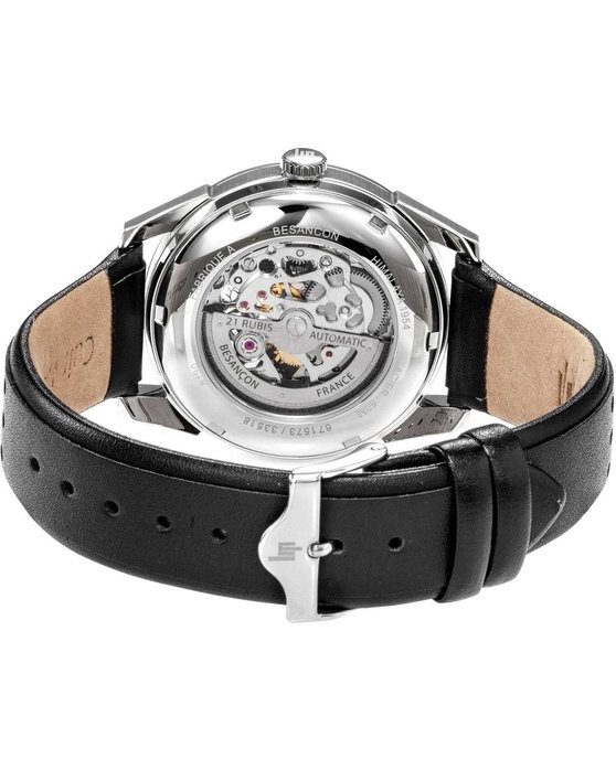 LIP Himalaya Automatic Black Leather Strap