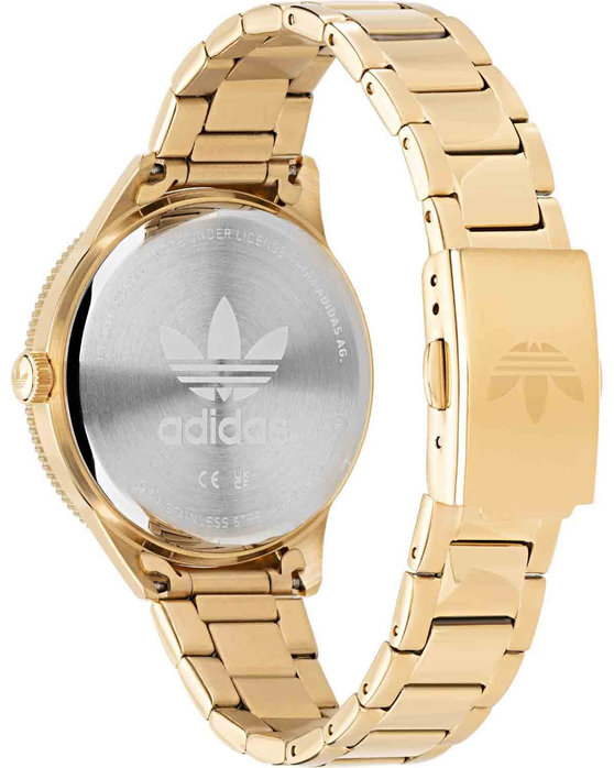 ADIDAS ORIGINALS Edition Three Gold Stainless Steel Bracelet