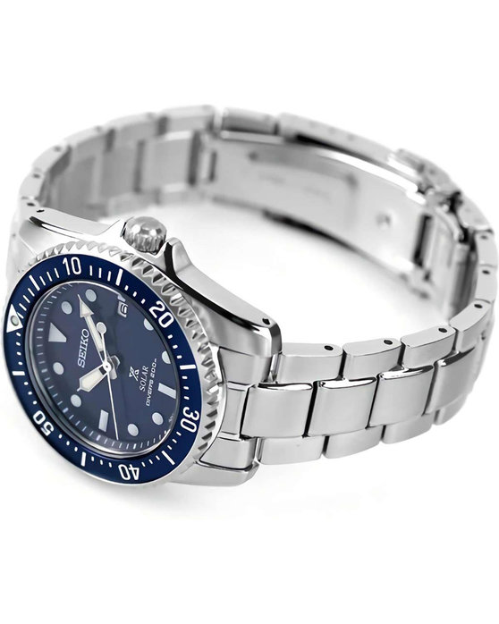 SEIKO Prospex Divers Solar Silver Stainless Steel Bracelet