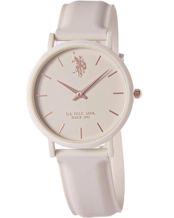 U.S.POLO Lucy Beige Silicone Strap