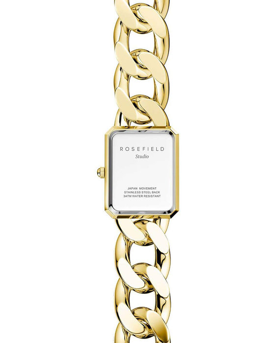 ROSEFIELD The Octagon XS Studio Gold Stainless Steel Bracelet