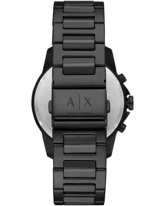 ARMANI EXCHANGE Banks Chronograph Black Stainless Steel Bracelet