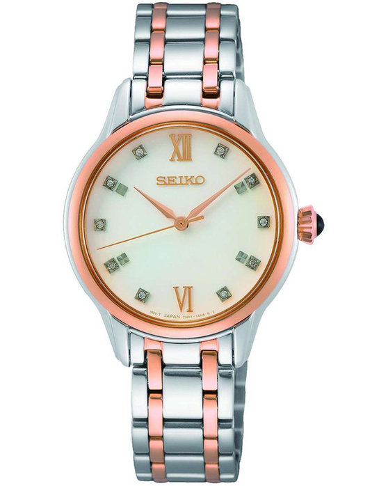 SEIKO Caprice Diamonds Two Tone Stainless Steel Bracelet