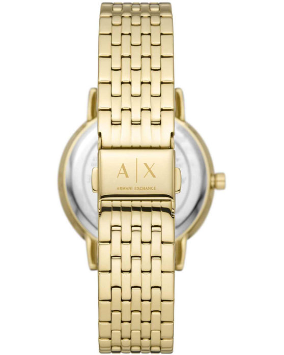 ARMANI EXCHANGE Lola Crystals Gold Stainless Steel Bracelet