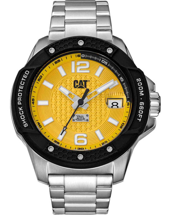 CATERPILLAR Shockmaster Evo Silver Stainless Steel Bracelet