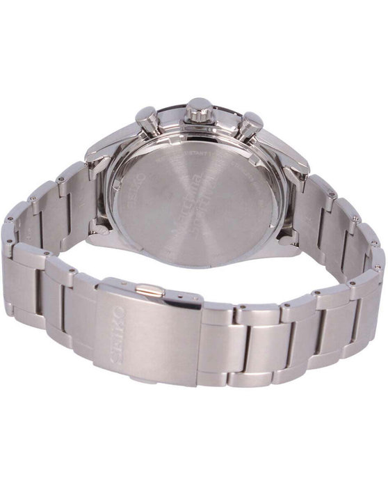 SEIKO Solar Chronograph Silver Stainless Steel Bracelet