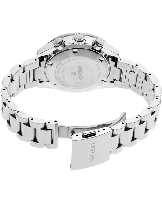 SEIKO Prospex Solar Chronograph Silver Stainless Steel Bracelet