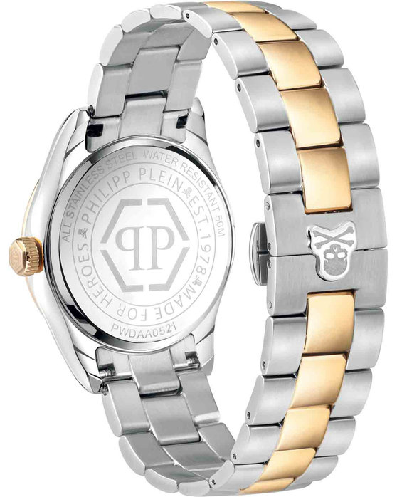 PHILIPP PLEIN Queen Crystals Two Tone Stainless Steel Bracelet