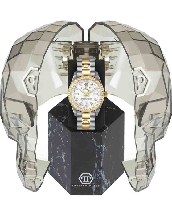 PHILIPP PLEIN Queen Crystals Two Tone Stainless Steel Bracelet