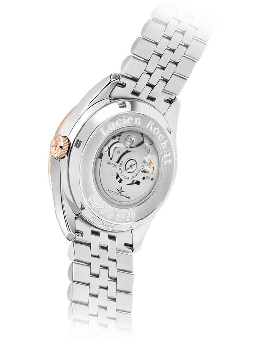 LUCIEN ROCHAT Madame Automatic Two Tone Stainless Steel Bracelet